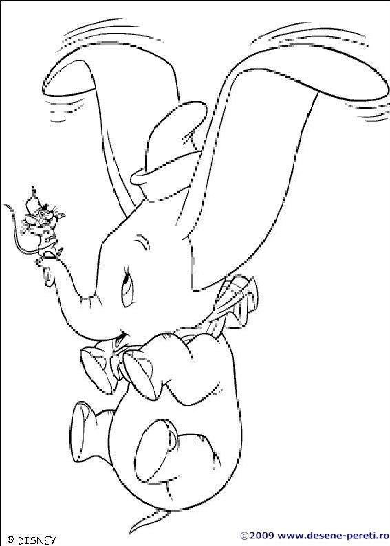 dumbo desene colorat